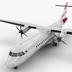 3D ATR 72 AIR MAURITIUS L1630 model