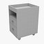 3D File cabinet model