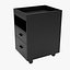 3D File cabinet model