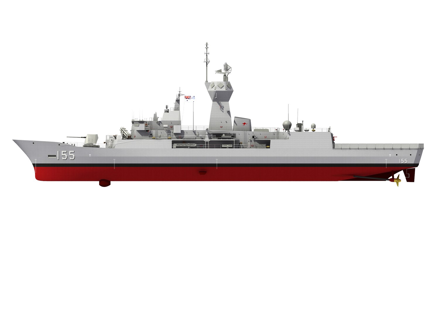 3D anzac class meko frigates model | 1142805 | TurboSquid