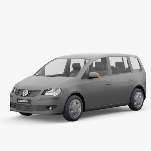 Volkswagen Touran 2007 lowpoly model