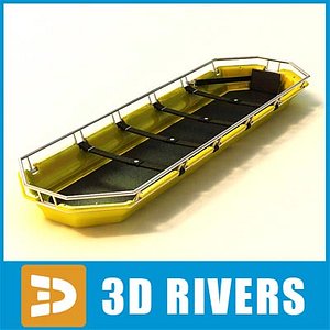 3d plastic rescue stretcher