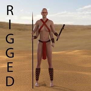 Four arms woman warrior