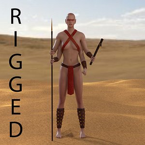 Four arms woman warrior