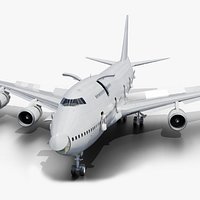 Boeing 747-400 Animated Realistic Jet Airliner Plane