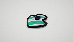Game asset Striped Elegance with Blue Core model