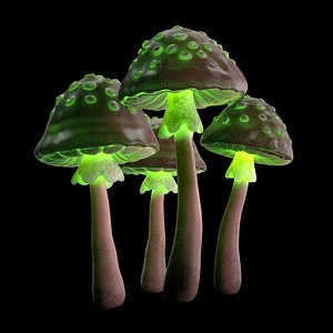 Magic Glow Mushrooms