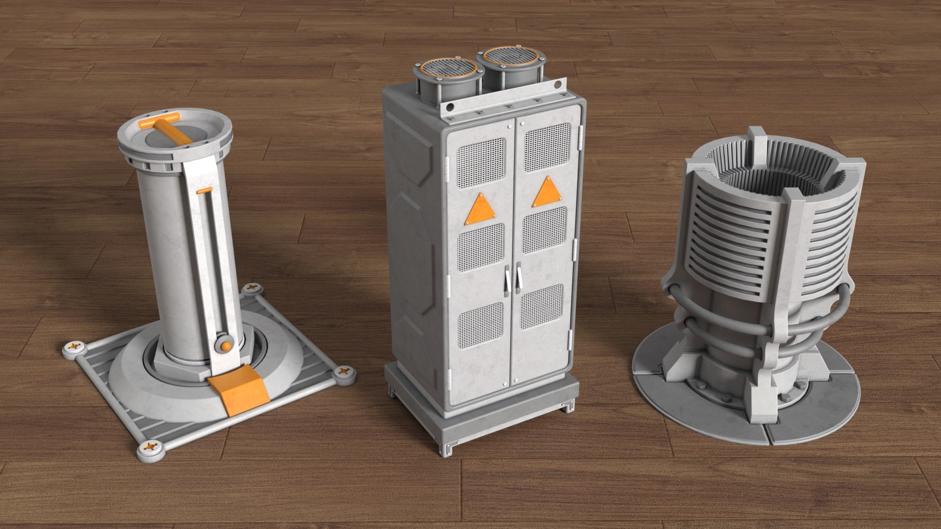 3D Industrial Units Collection 1 - 40 Pieces - TurboSquid 2377894