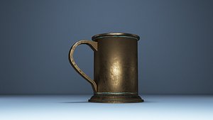 3D vintage mug