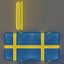 Sweden Flag Pillow