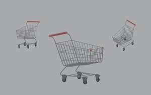 Shopping Cart 3D model