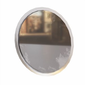 3D Circular window lowpoly 3d model
