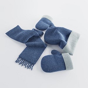 Winter accessories blue