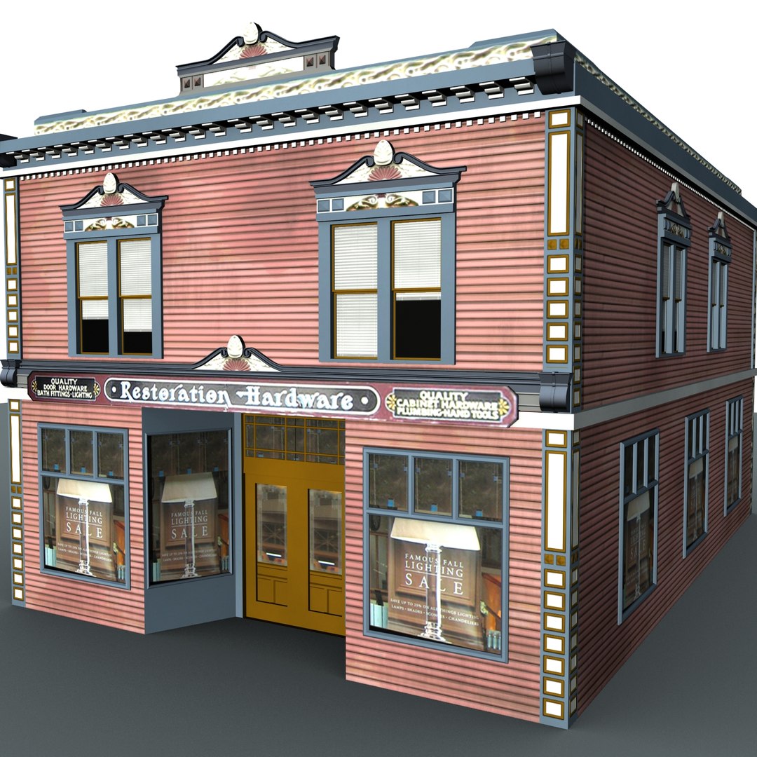 3d Model Hardware Store
