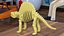 Dimetrodon Dinosaur Skeleton Toy 3D model