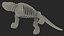 Dimetrodon Dinosaur Skeleton Toy 3D model