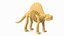 Dimetrodon Dinosaur Skeleton Toy 3D model