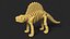 Dimetrodon Dinosaur Skeleton Toy 3D model