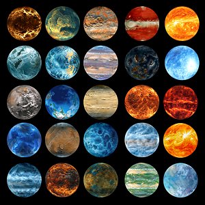 Alien Planet Solar System Pack 25