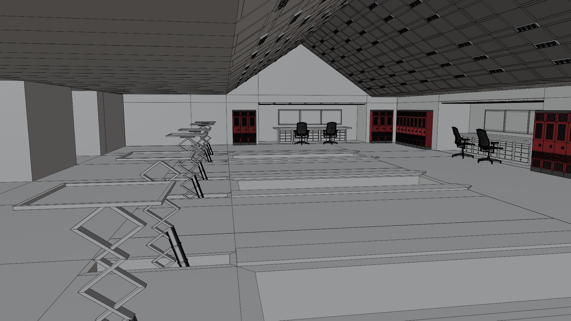 3D Car Repair Shop - TurboSquid 2179924