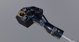 3D Black Hawk UH-60 Throttle