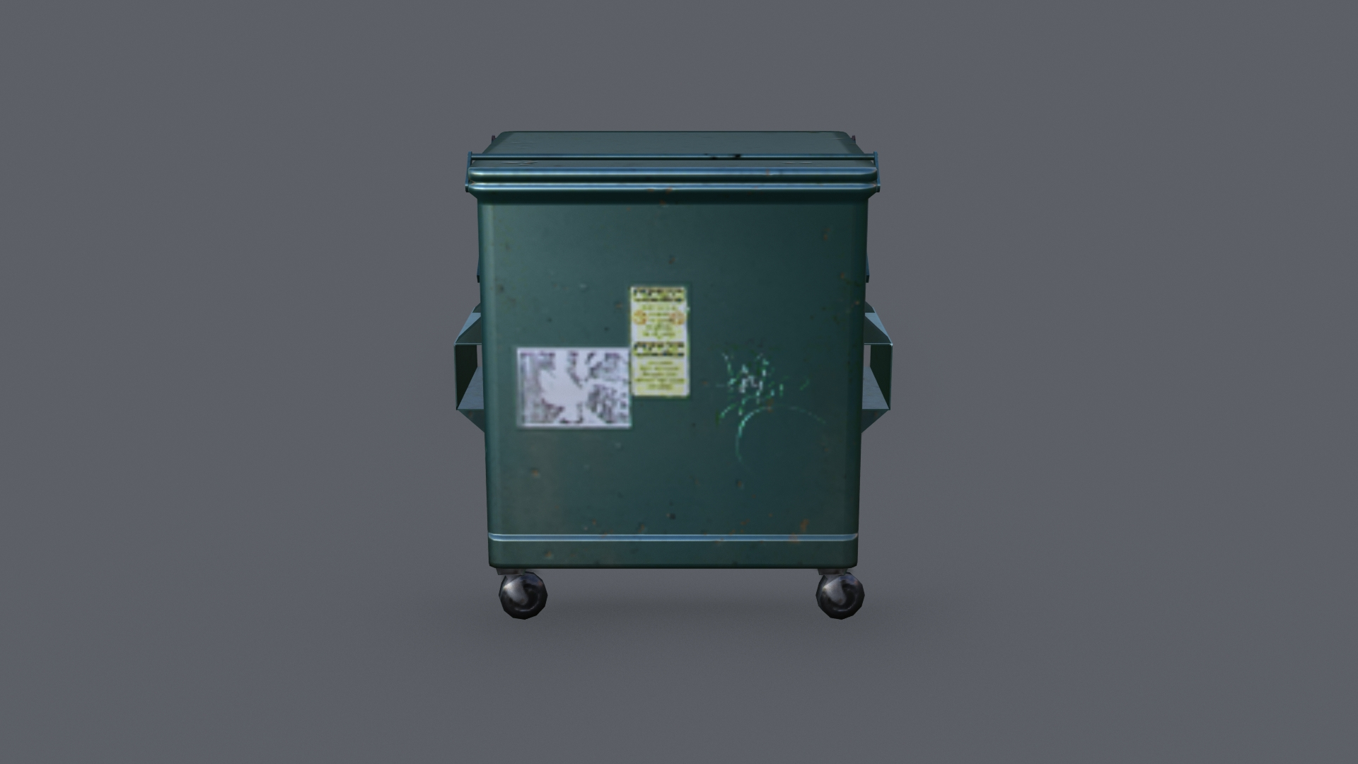 3D Disposal Bin Model - TurboSquid 2409008