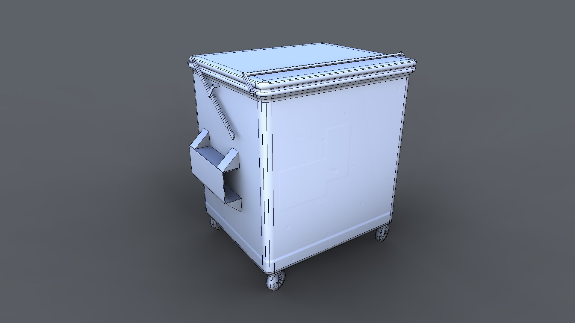 3D Disposal Bin Model - TurboSquid 2409008