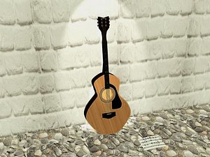 3D model guitar