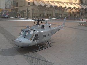 3d huey helicopter