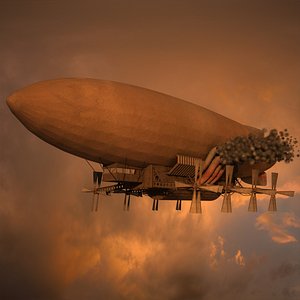 Steampunk Zeppelin V2