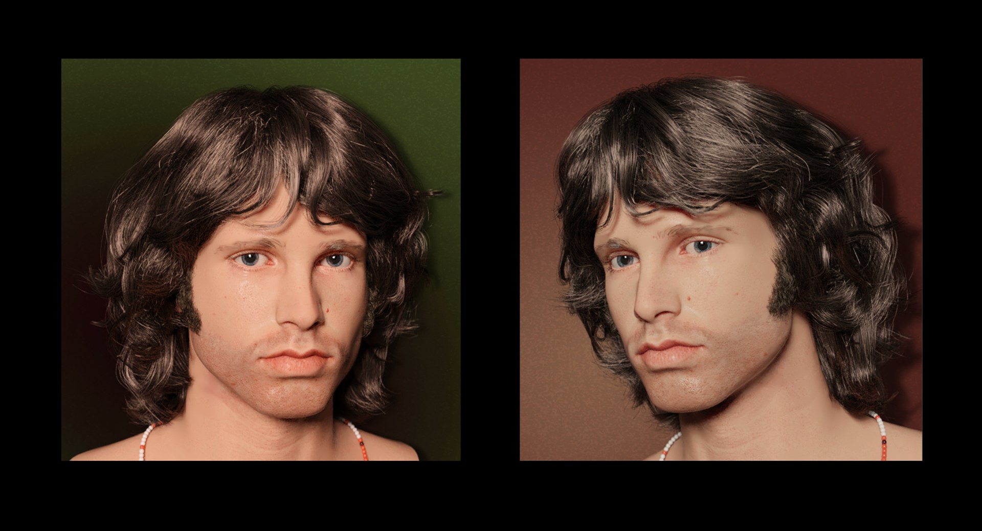 Jim Morrison Head Model - TurboSquid 1415800