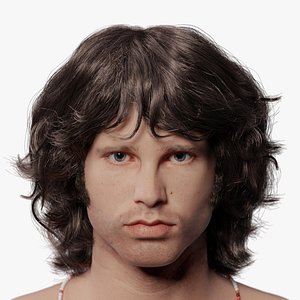 jim morrison head model
