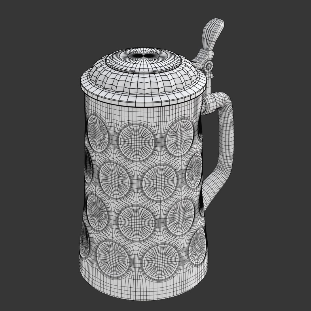 3D beer cap mug https://p.turbosquid.com/ts-thumb/dT/5shZJp/JLpGXAt7/beermugwireframe11/png/1531897352/1920x1080/fit_q87/f59512a982159818233b13ae51b07766a571790d/beermugwireframe11.jpg
