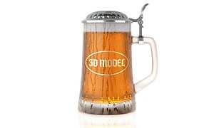 3D beer cap mug