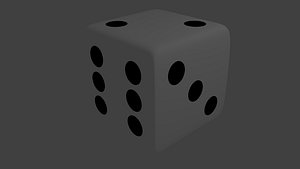 3d model blender dice