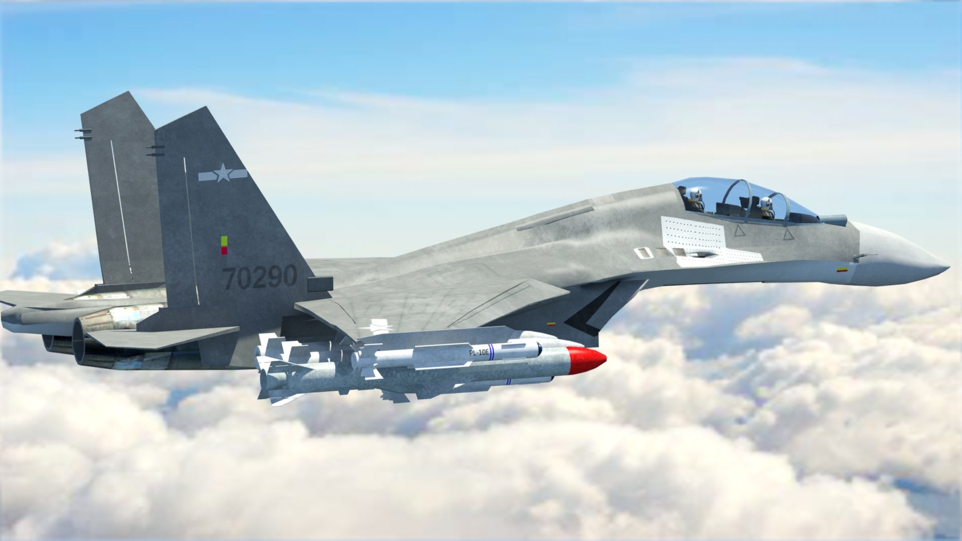 Chinese J16 Fighter Jet 3D - TurboSquid 1972167