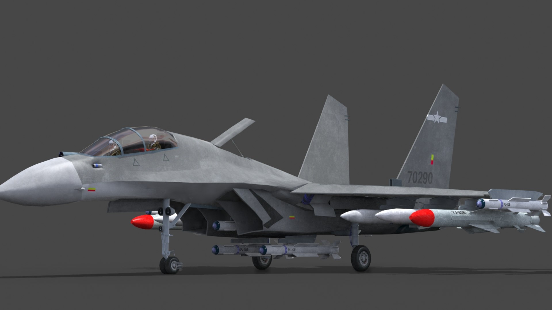 Chinese J16 Fighter Jet 3D - TurboSquid 1972167