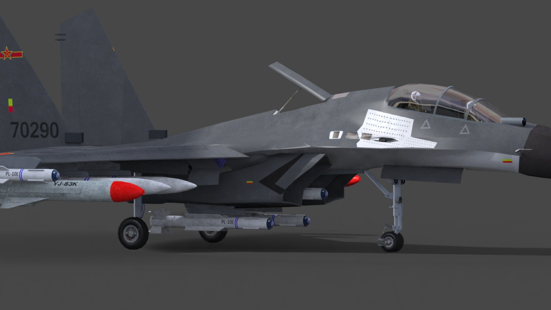 Chinese J16 Fighter Jet 3D - TurboSquid 1972167