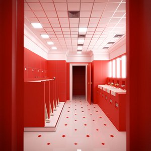 VR Ready The Shining 1980 - Overlook Hotel - The Red Bathroom
