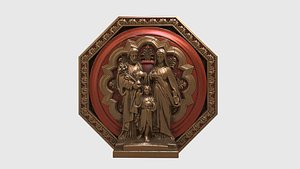 3D heilige familie model