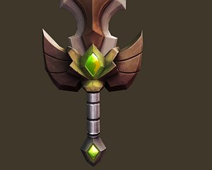 cartoon sword 3D model