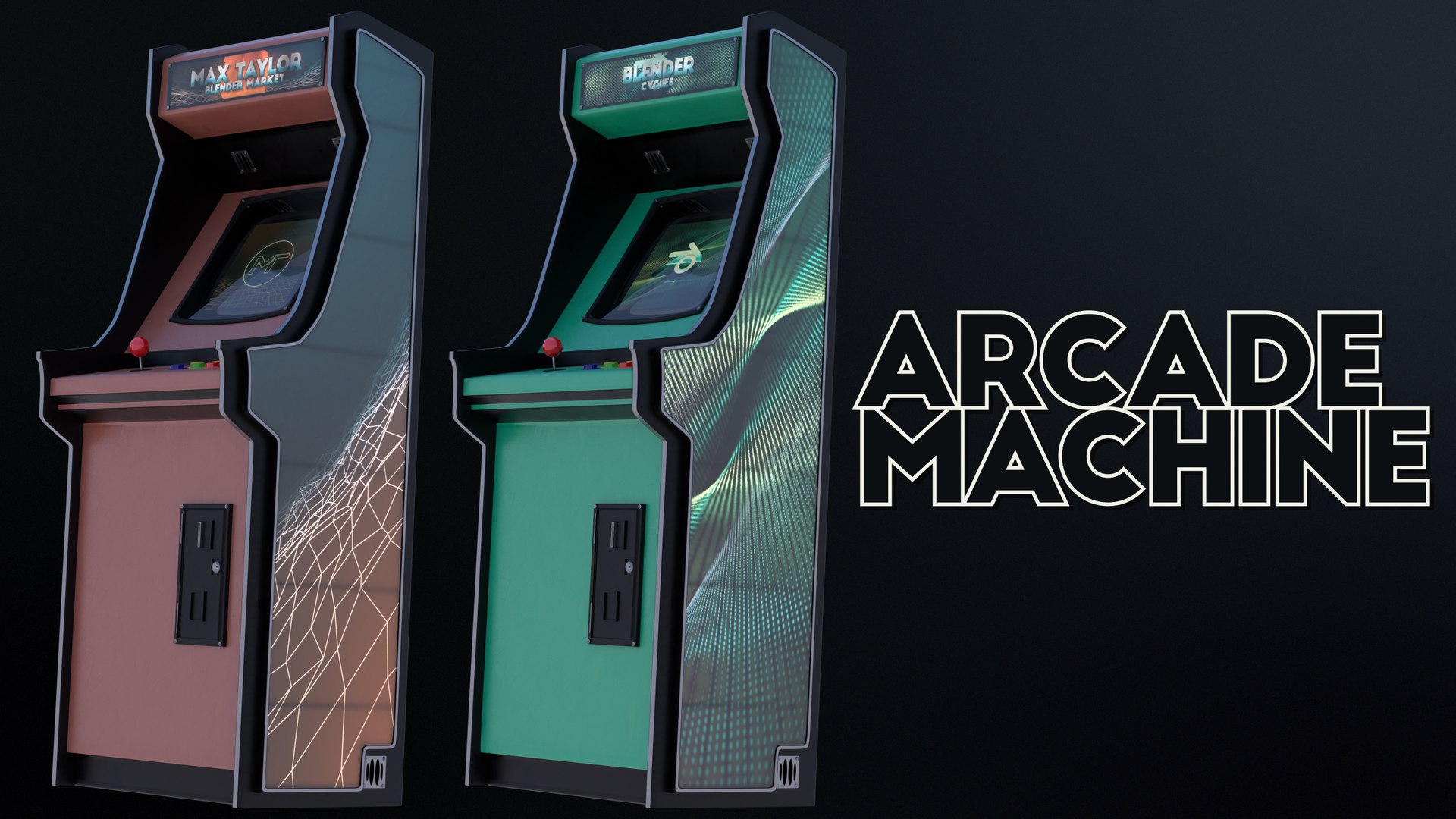 3D Model Classic Arcade Machine - TurboSquid 1305126