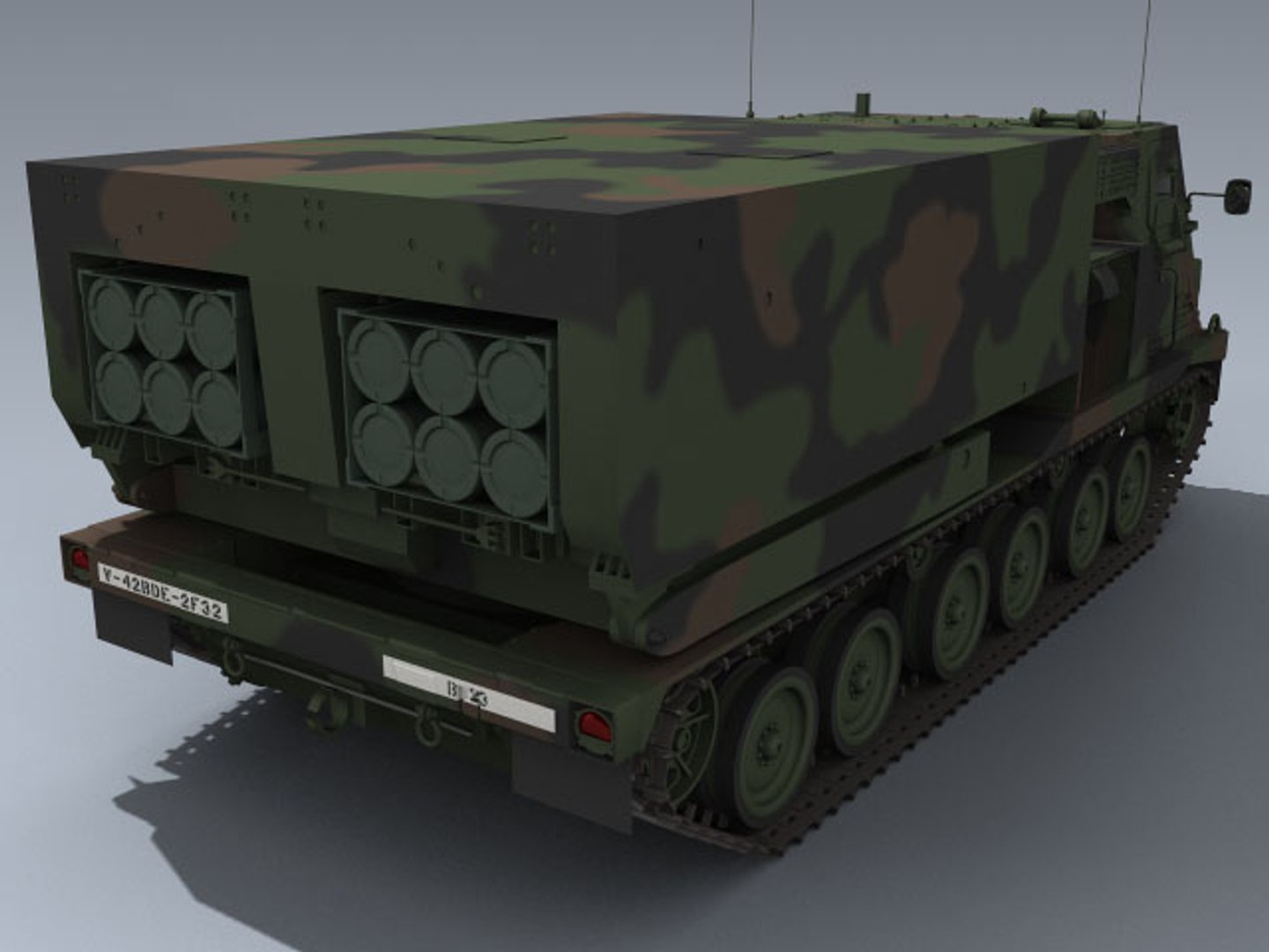 M270 Mlrs Nato 3d Model