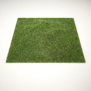 C4D realistic grass