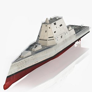 3D USS L B Johnson DDG 1002 Destroyer model