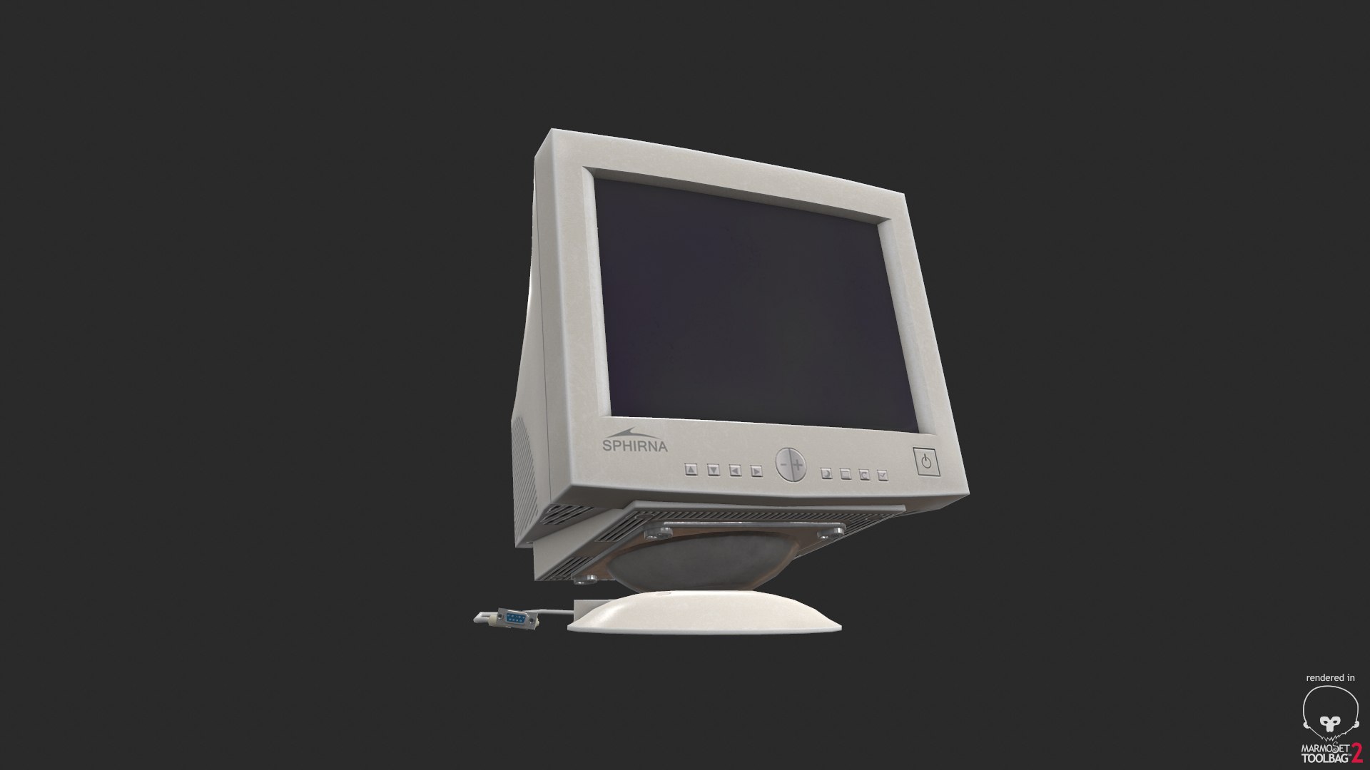 modelo 3d Monitor CRT de 21 pulgadas - TurboSquid 1586090