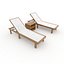 Sun Lounger 01 3D model