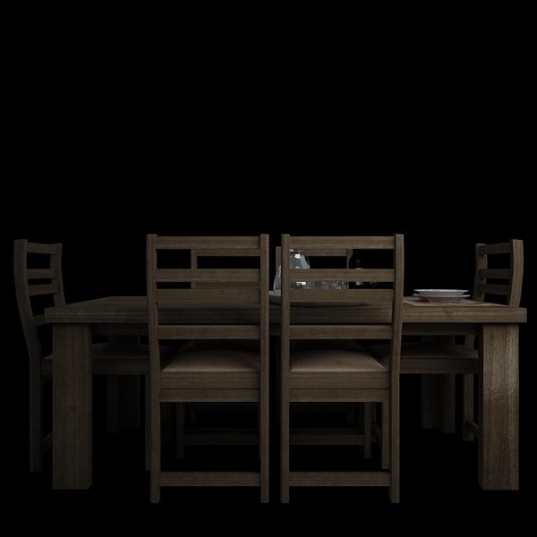 3d dining table accessories