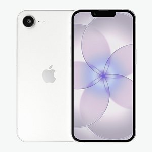 3D Apple iPhone 17e White model