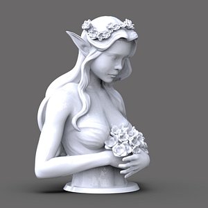 3D Elf Sculpture